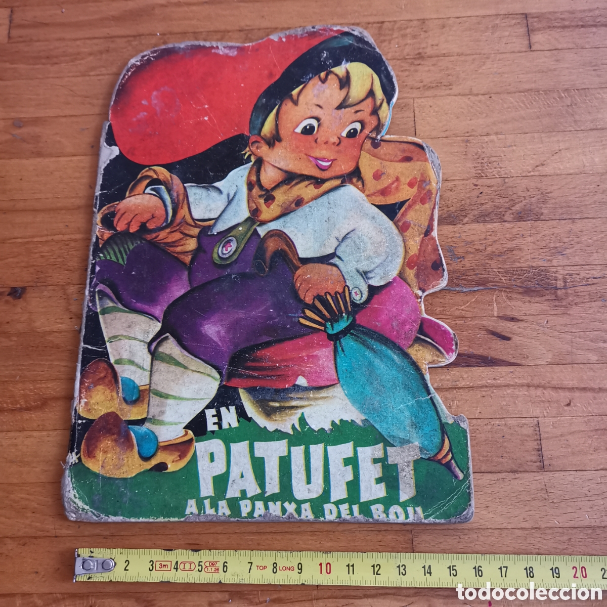 Libros de segunda mano: Libro en catal&aacute;n En Patufet a la panxa del bou. De 1960 - Foto 2