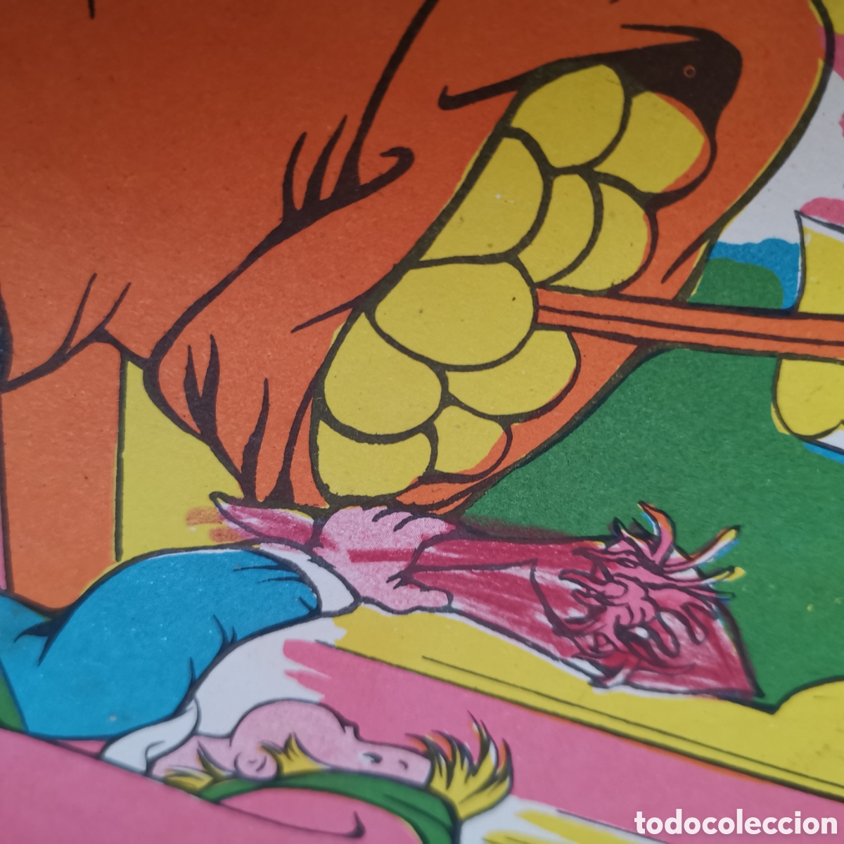 Libros de segunda mano: Libro en catal&aacute;n En Patufet a la panxa del bou. De 1960 - Foto 9