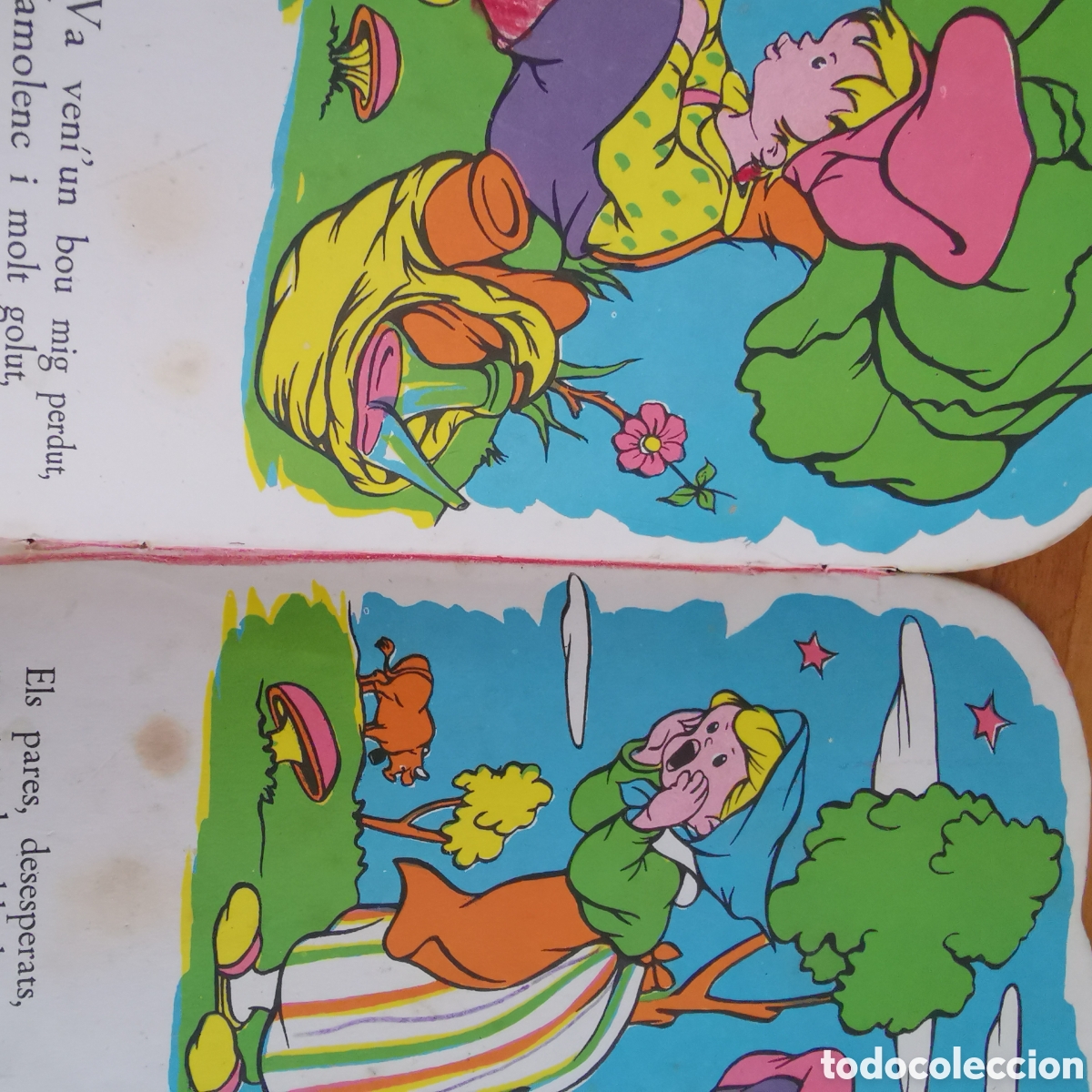 Libros de segunda mano: Libro en catal&aacute;n En Patufet a la panxa del bou. De 1960 - Foto 11