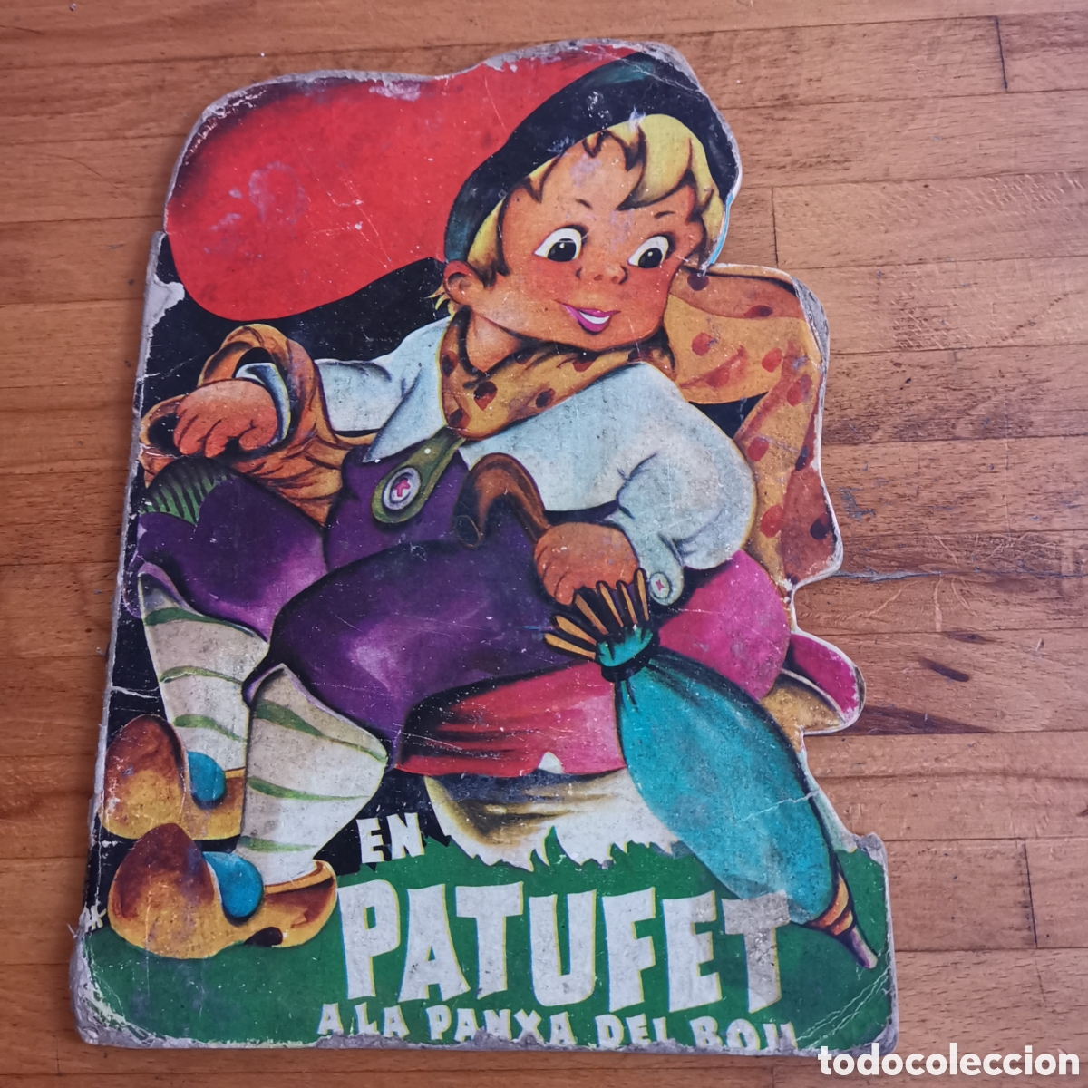 Libros de segunda mano: Libro en catal&aacute;n En Patufet a la panxa del bou. De 1960 - Foto 1