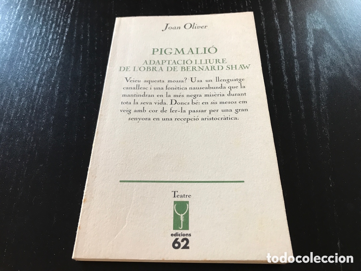 Libros de segunda mano: Libro Pigmali&oacute; Joan Oliver - Foto 1