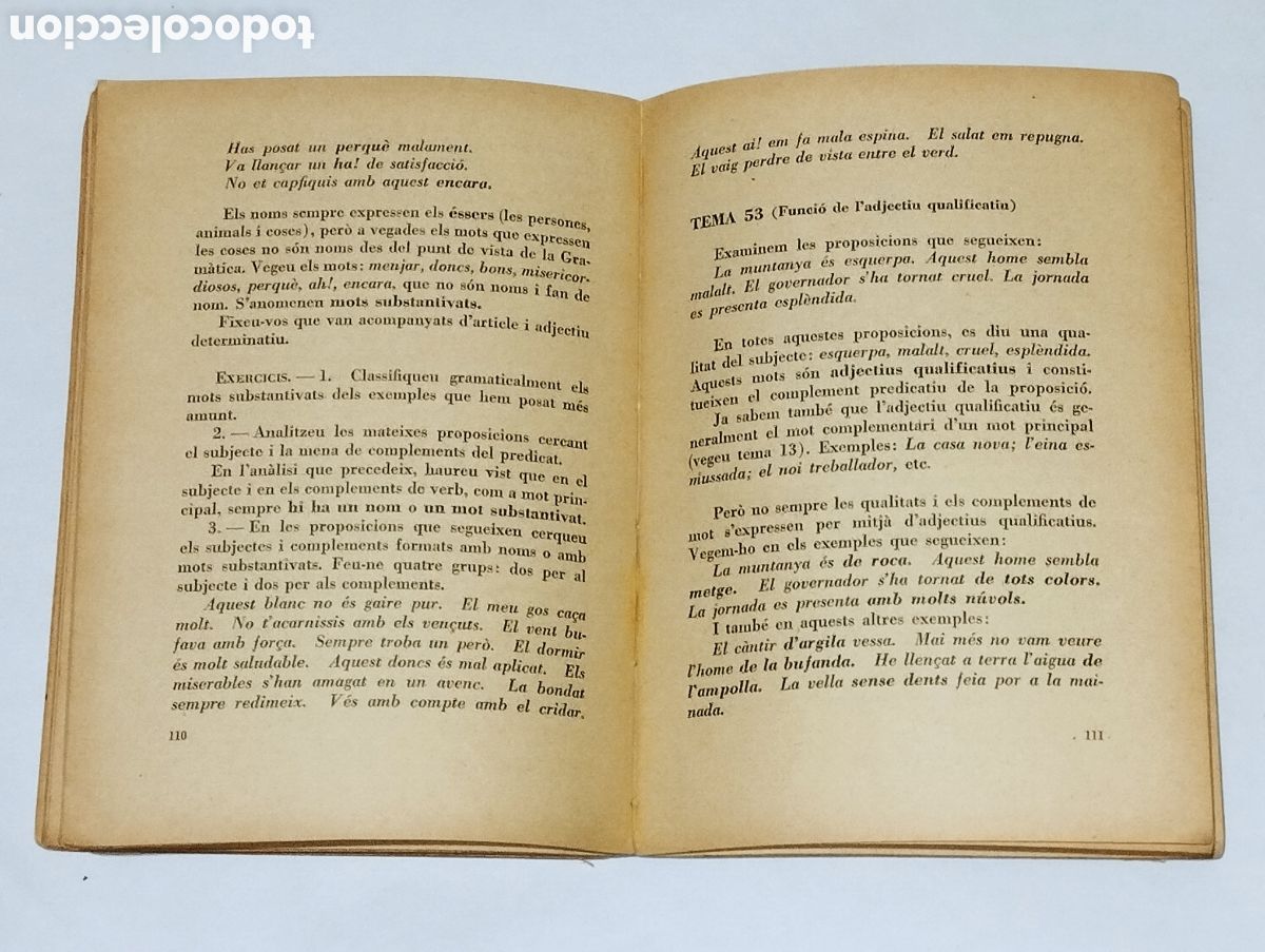 Libros de segunda mano: Introducci&oacute; a la Gram&agrave;tica: La Frase, La Proposici&oacute; &ndash; Alexandre Gal&iacute; &ndash; 1935 - Foto 5