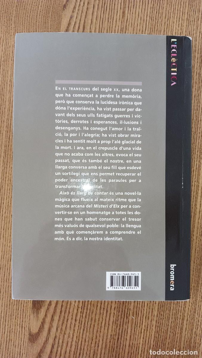 Libros de segunda mano: Aix&ograve; &eacute;s llarg de contar Josep Franco - Foto 2