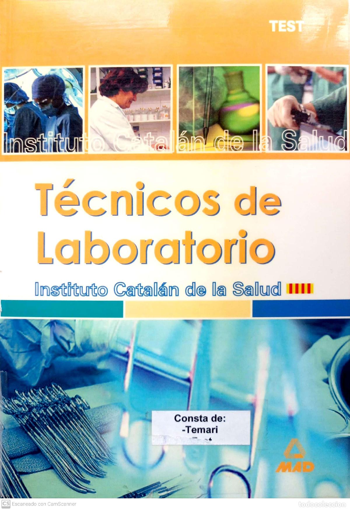 Libros de segunda mano: Test. T&eacute;cnicos de laboratorio - Foto 1
