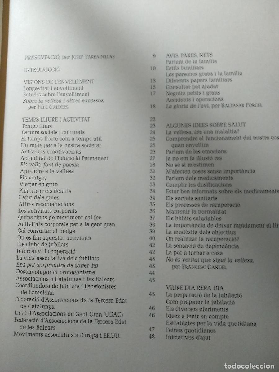 Libros de segunda mano: DE LA GENT GRAN, edici&oacute; per Caixa de Pensions - Foto 2