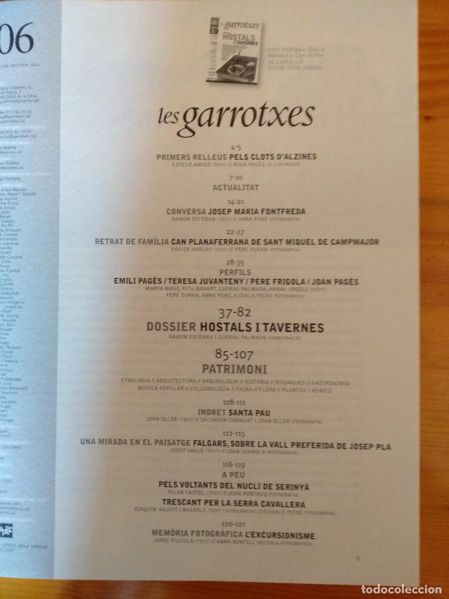 Libros de segunda mano: LES GARROTXES, Num. 06, Dossier HOSTALS I TAVERNES - Foto 2