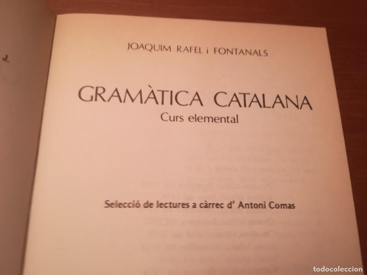 Libros de segunda mano: GRAMATICA CATALANA / CONS555 / EL PUNT, EDHASA - Foto 3