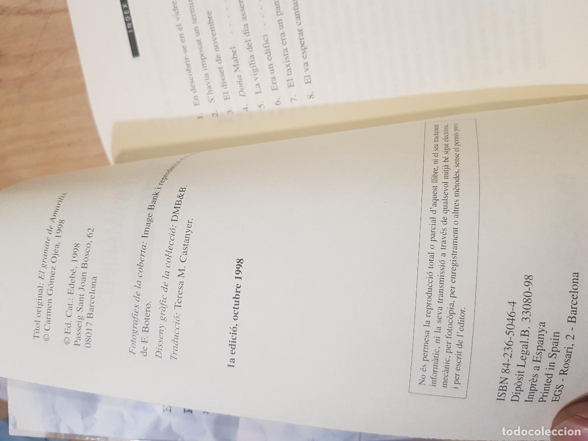 Libros de segunda mano: El granat damaral.lis - Carmen G&oacute;mez Ojea - Foto 4