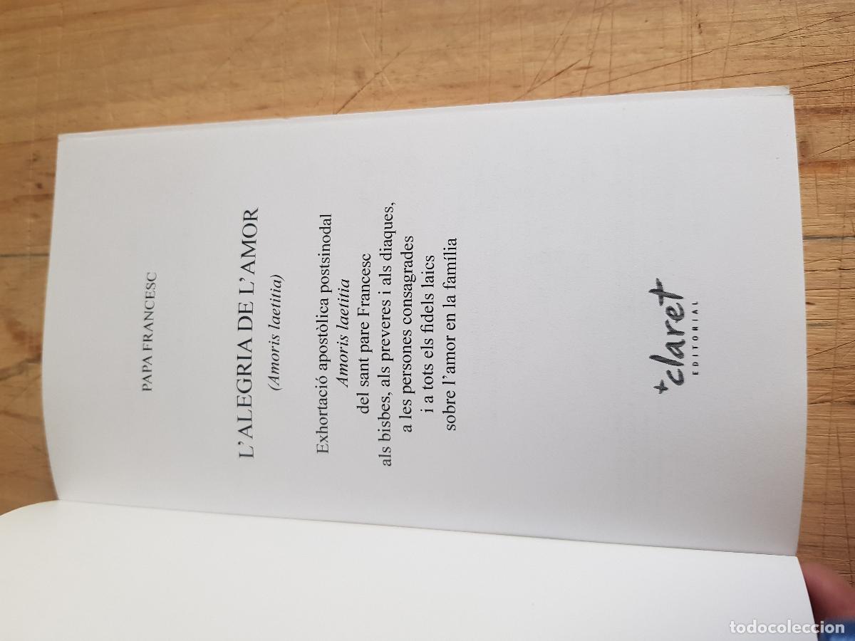 Libros de segunda mano: Lalegria de lamor - Papa Francesc - Foto 5