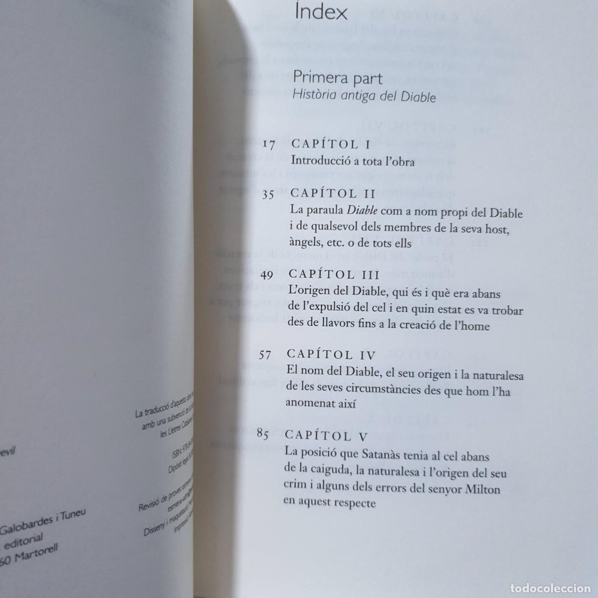 Libros de segunda mano: HIST&Ograve;RIA DEL DIABLE - Daniel Defoe (Idioma: Catal&agrave;) ~ - Foto 7