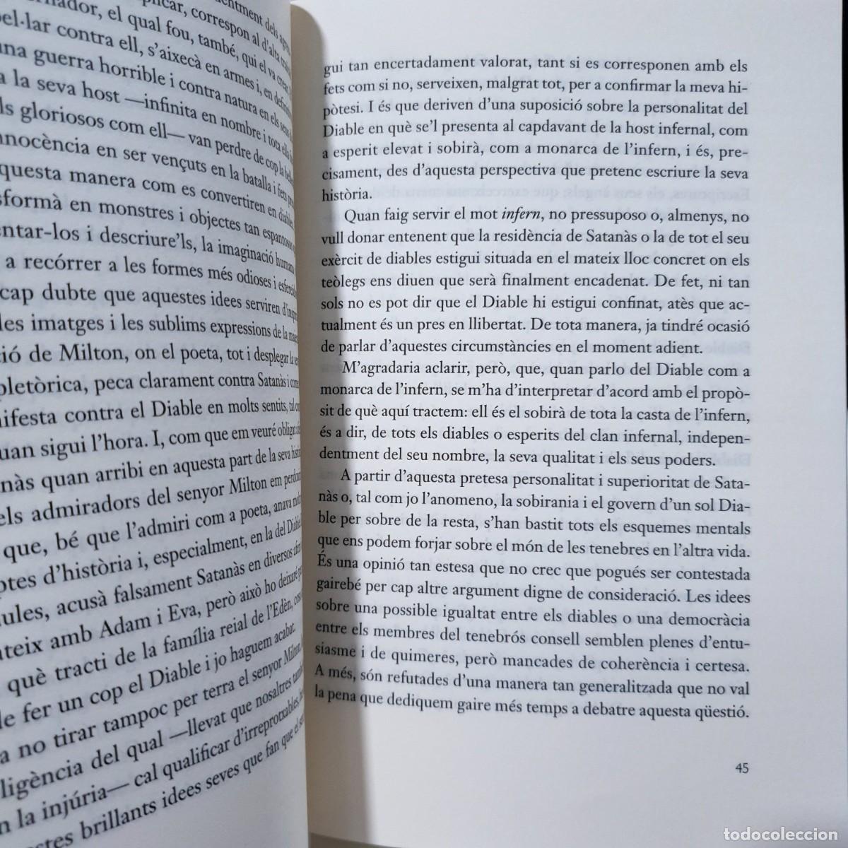 Libros de segunda mano: HIST&Ograve;RIA DEL DIABLE - Daniel Defoe (Idioma: Catal&agrave;) ~ - Foto 12