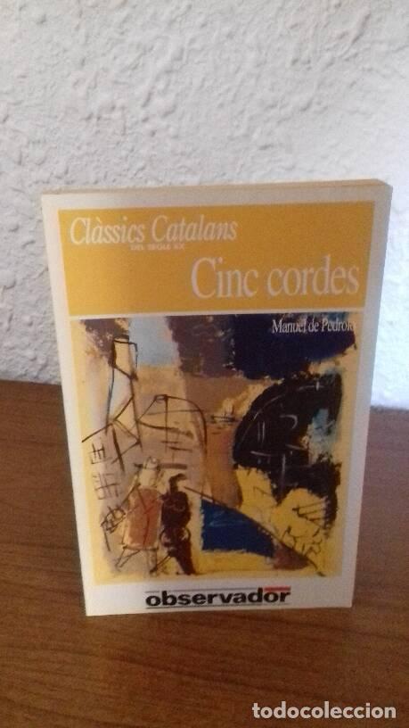 Libros de segunda mano: CINC CORDES - Pedrolo, Manuel De - Foto 1