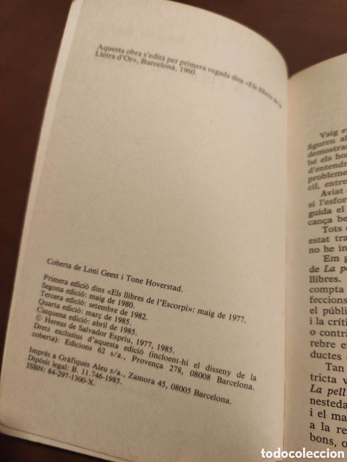 Libros de segunda mano: La pell de brau. - Foto 3
