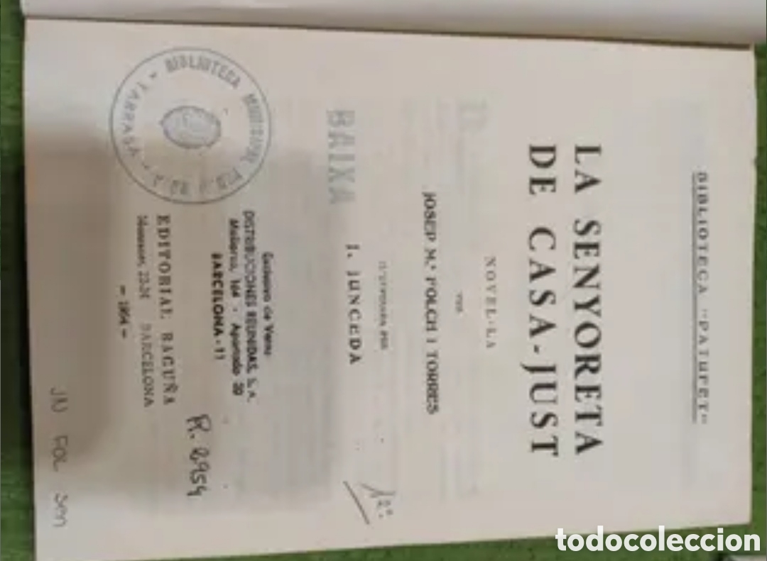 Libros de segunda mano: Libro 1954 catal&aacute;n. - Foto 2