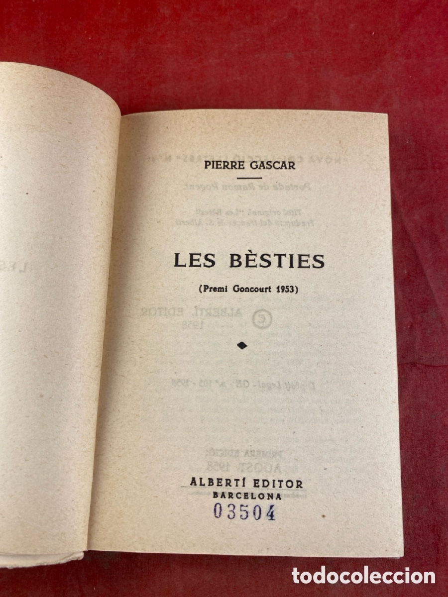 Libros de segunda mano: LES BESTIES - Foto 2