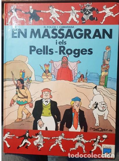 Libros de segunda mano: Comic Aventures den Massagran i els pel roges - Foto 1