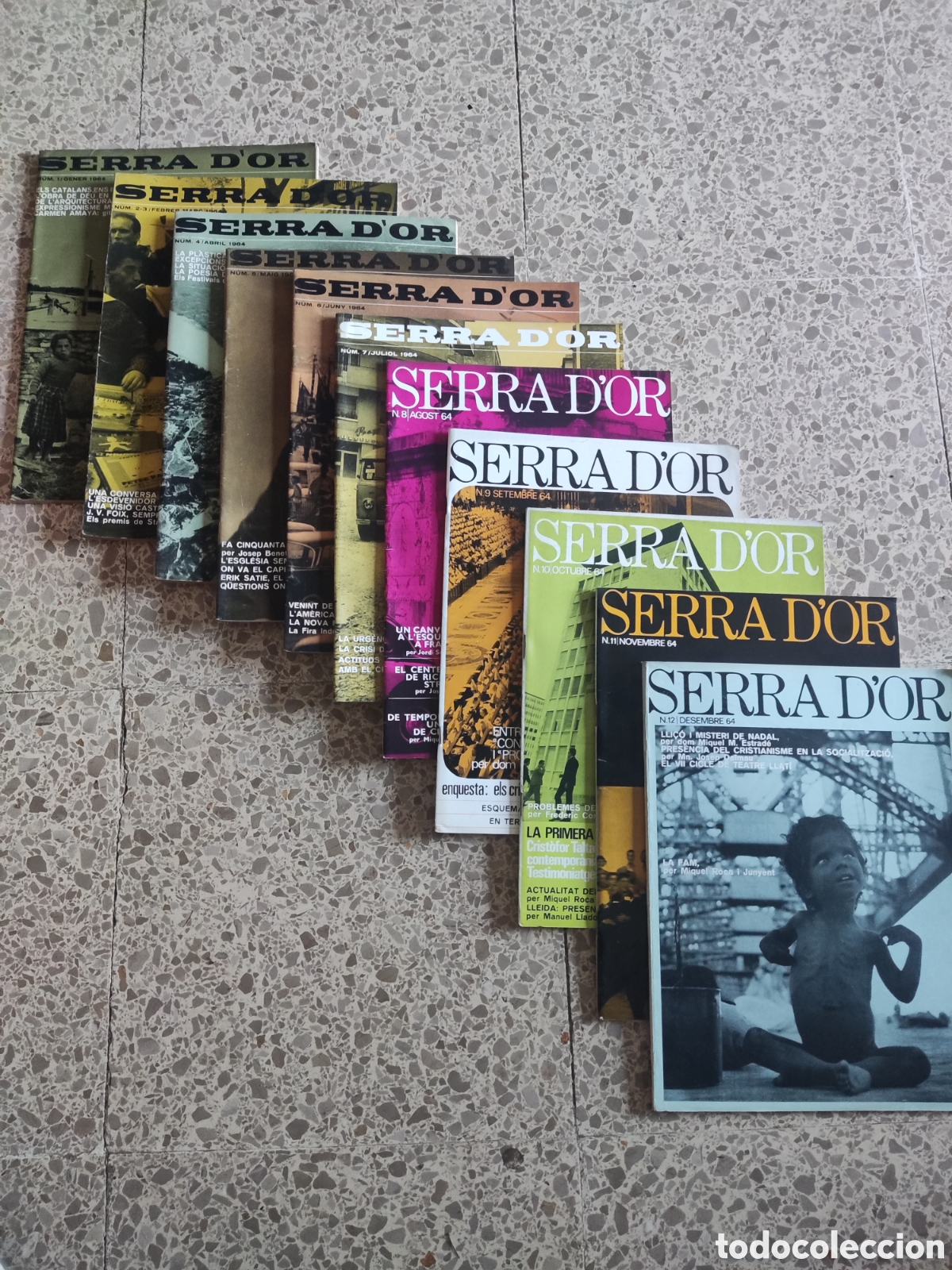 Libros de segunda mano: Serra d or numeros 1-12, a&ntilde;o 1964 completo - Foto 1