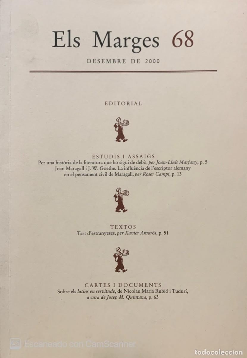 Libros de segunda mano: ELS MARGES 68 ccccccccc - Foto 1