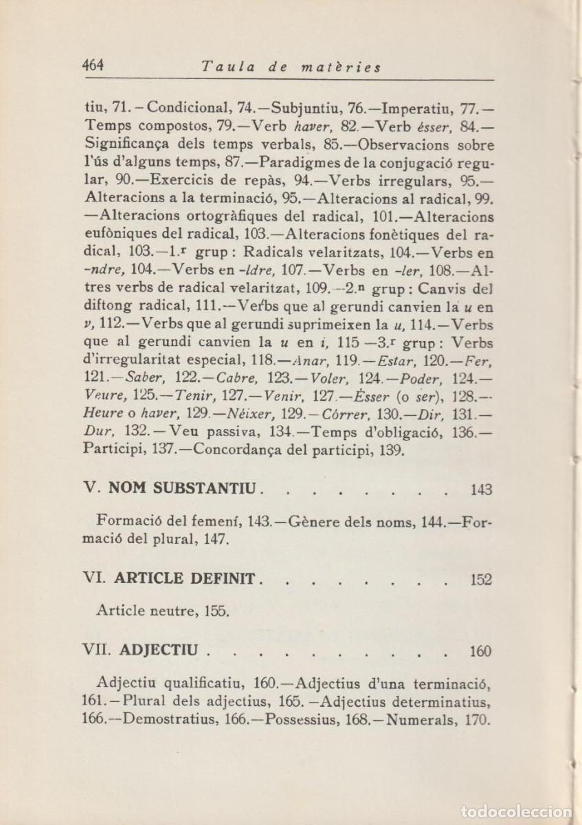 Libros de segunda mano: Curs superior de gram&agrave;tica catalana, Jeroni Marv&agrave; - Foto 8