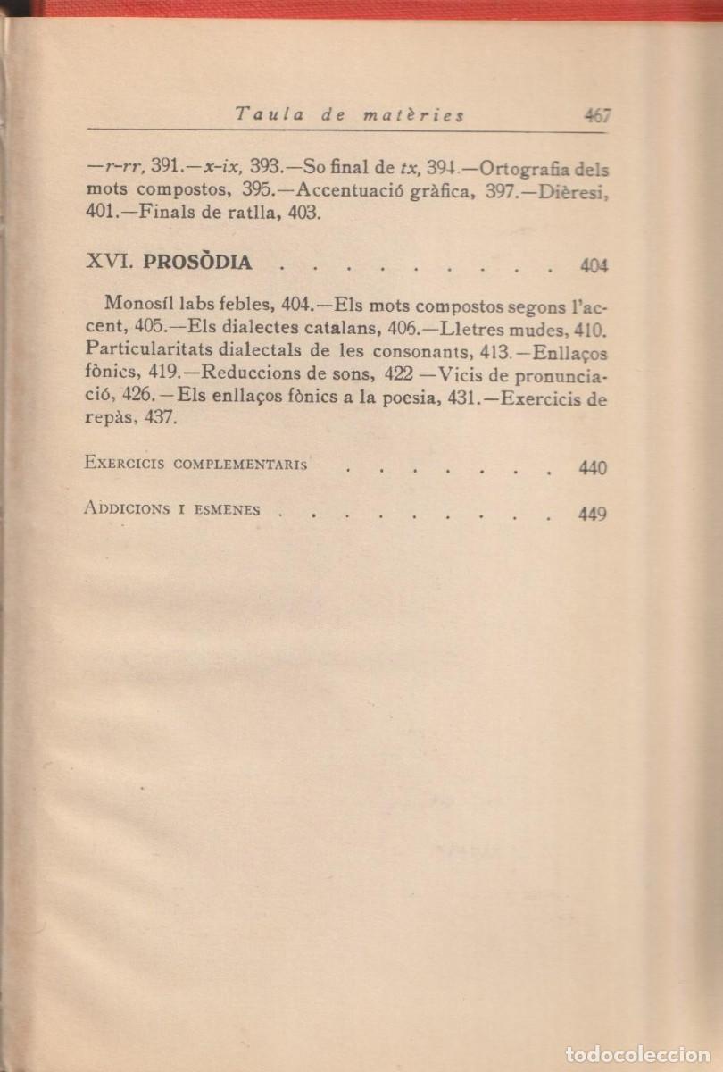 Libros de segunda mano: Curs superior de gram&agrave;tica catalana, Jeroni Marv&agrave; - Foto 11