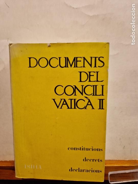 Libros de segunda mano: DOCUMENTS DEL CONCILI VATICA II. AURELI M.&ordf; ESCARRE. EDITORIAL ESTELA - Foto 1