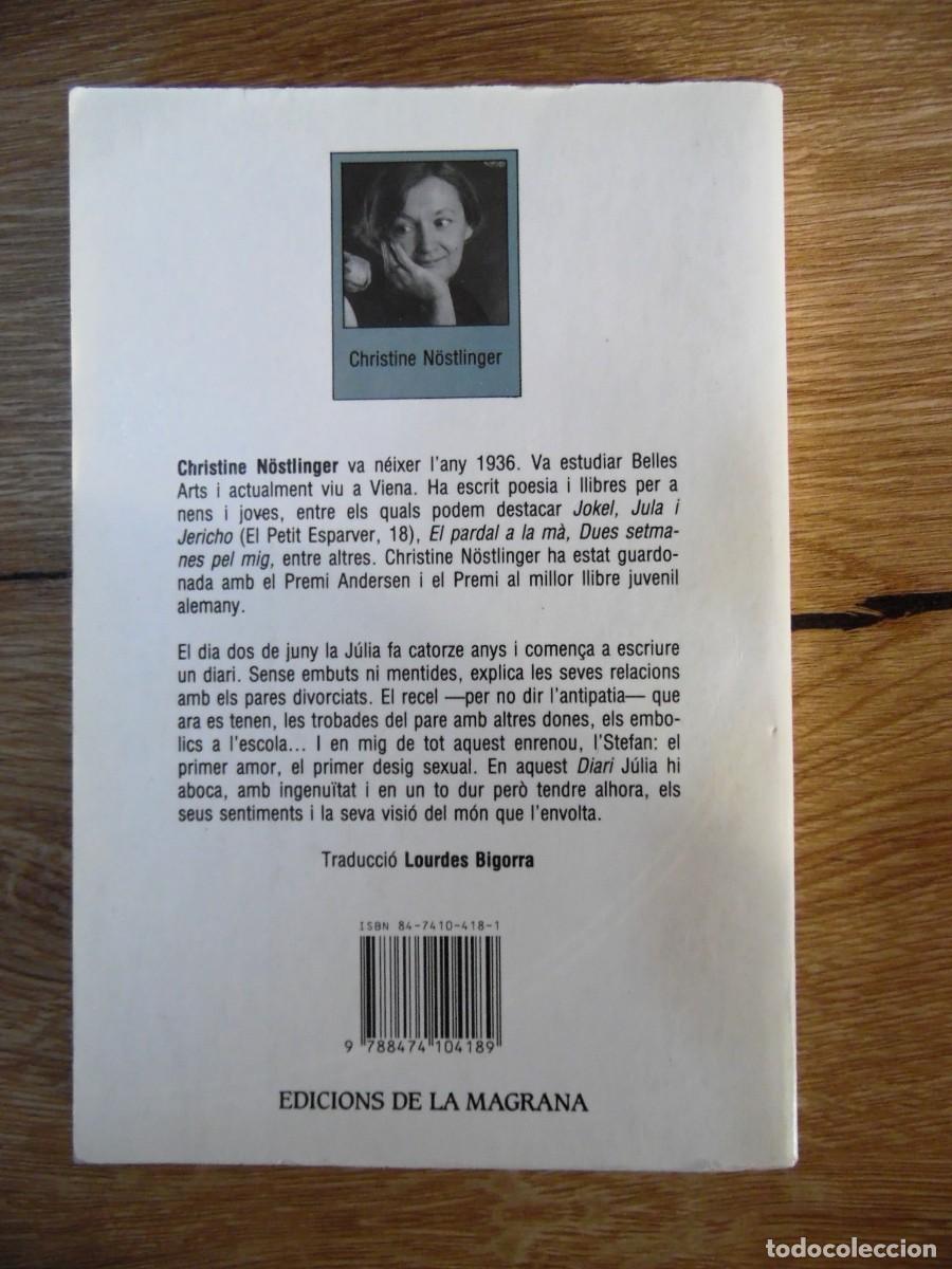 Libros de segunda mano: El diari de J&uacute;lia Christine N&ouml;stlinger - Foto 2