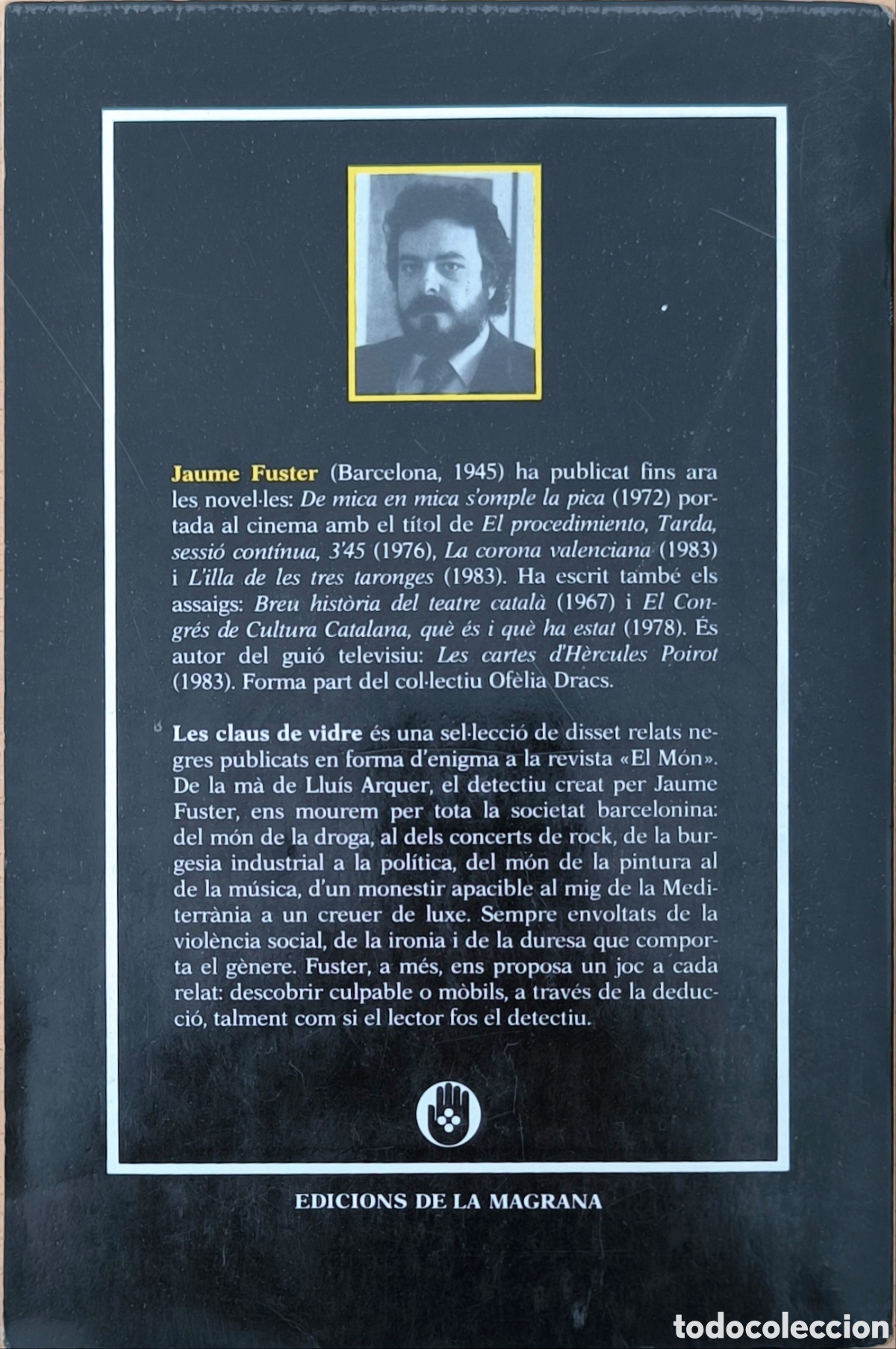 Libros de segunda mano: LES CLAUS DE VIDRE. Jaume Fuster - Foto 2