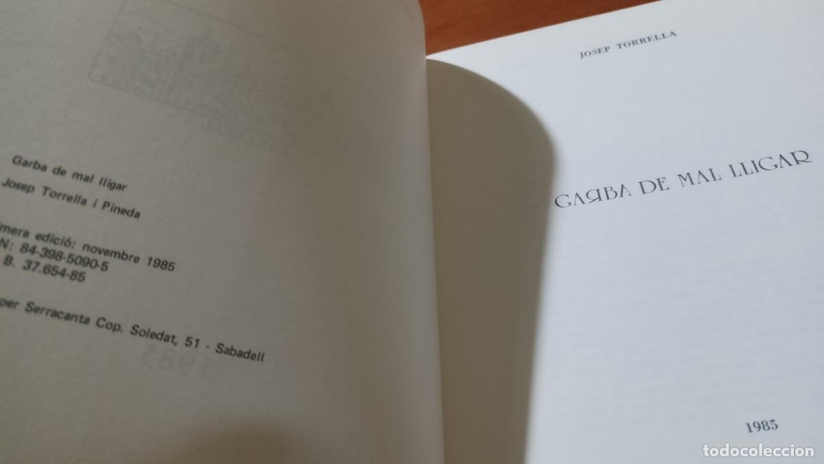 Libros de segunda mano: Garba de mal lligar - Josep Torrella - en catal&agrave; - Foto 4