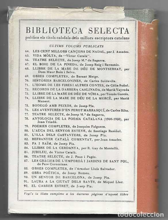 Libros de segunda mano: Carrer Estret, El. Biblioteca Selecta n&ordm; 92 1951 - Foto 2