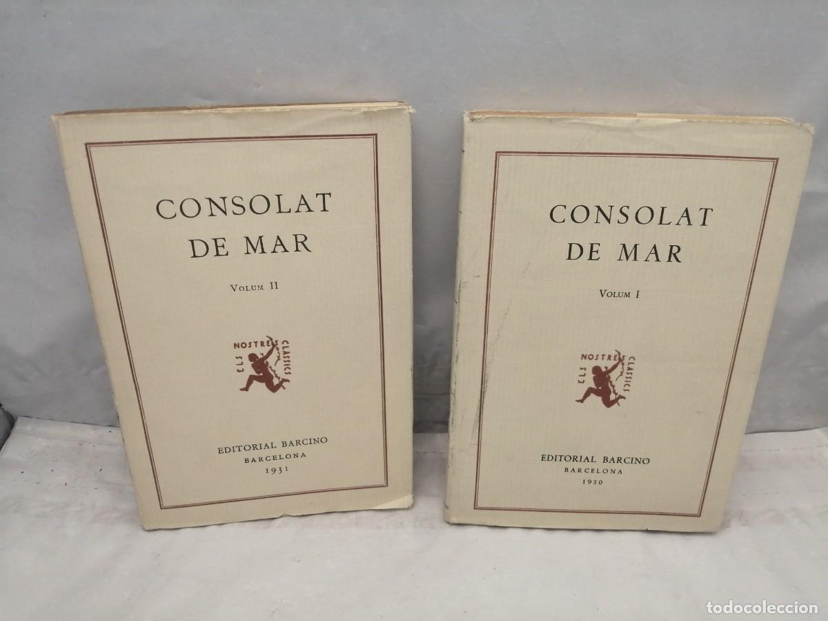 Libros de segunda mano: Consolat de Mar, Volum I y II (DOS LIBROS) - Foto 1