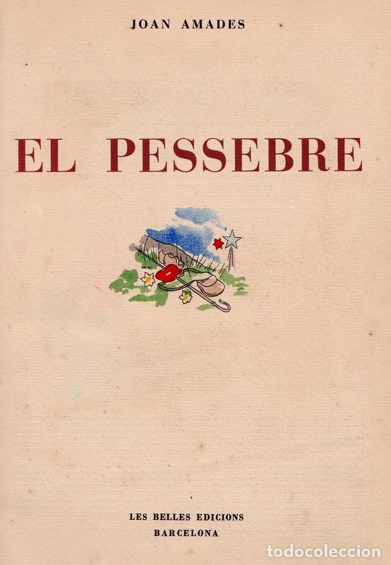 Libros de segunda mano: El pessebre Joan Amades - Foto 3
