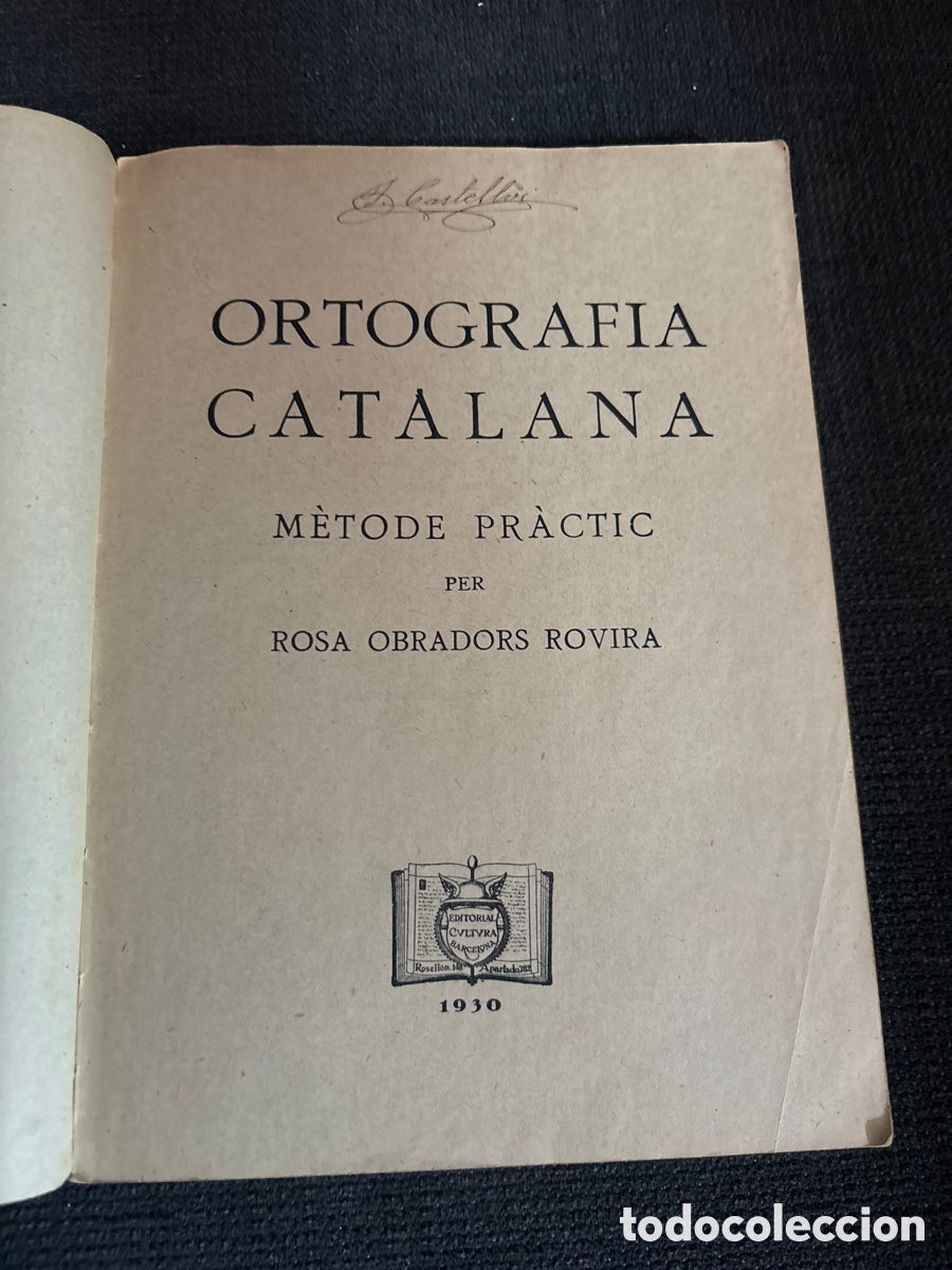 Libros de segunda mano: Ortograf&iacute;a catalana. M&eacute;todo pr&aacute;ctico. - Foto 3