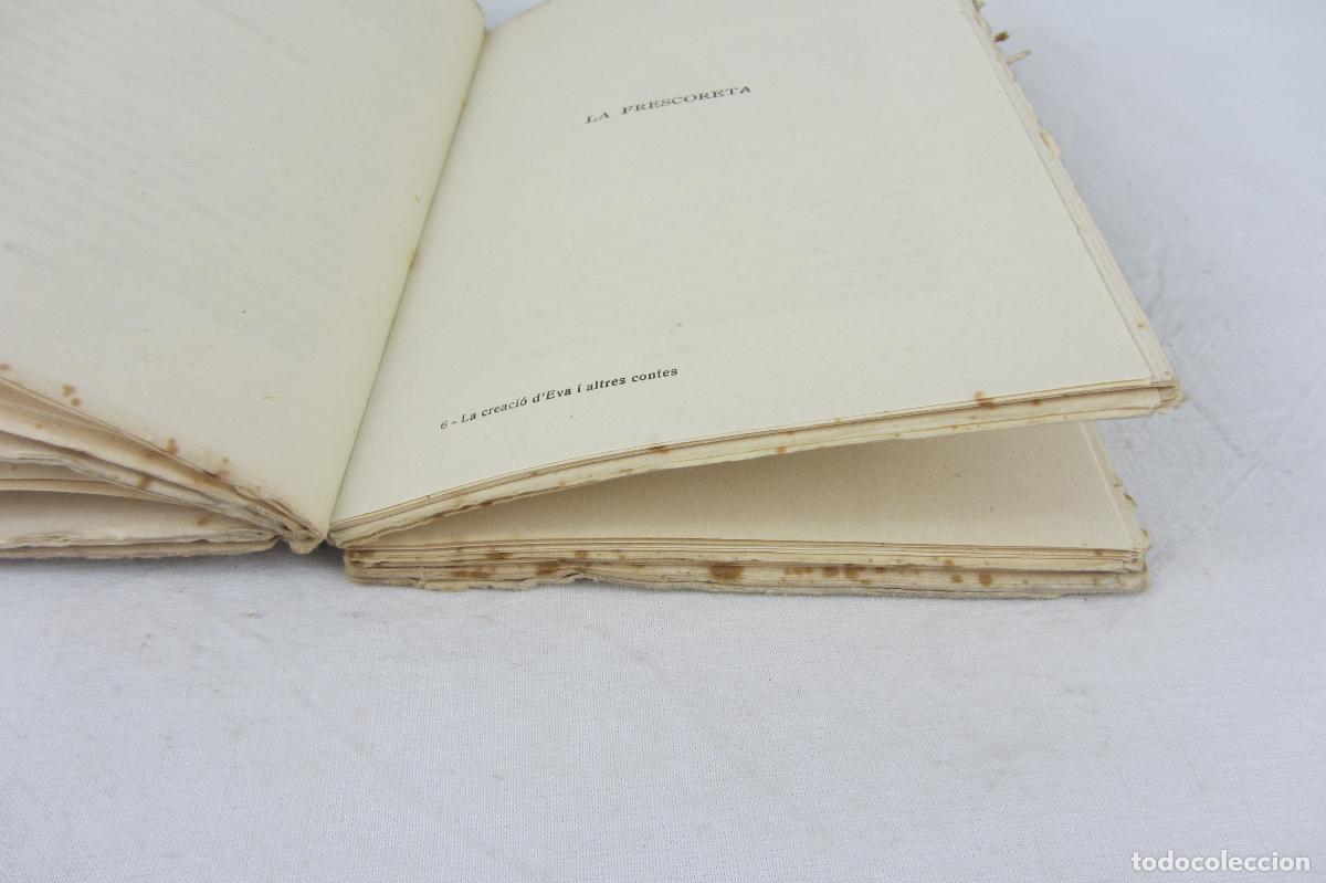 Libros de segunda mano: LIBRO &ldquo;La creaci&oacute; dEva i altres contes &ldquo;- Josep Carner 1922 - Foto 4
