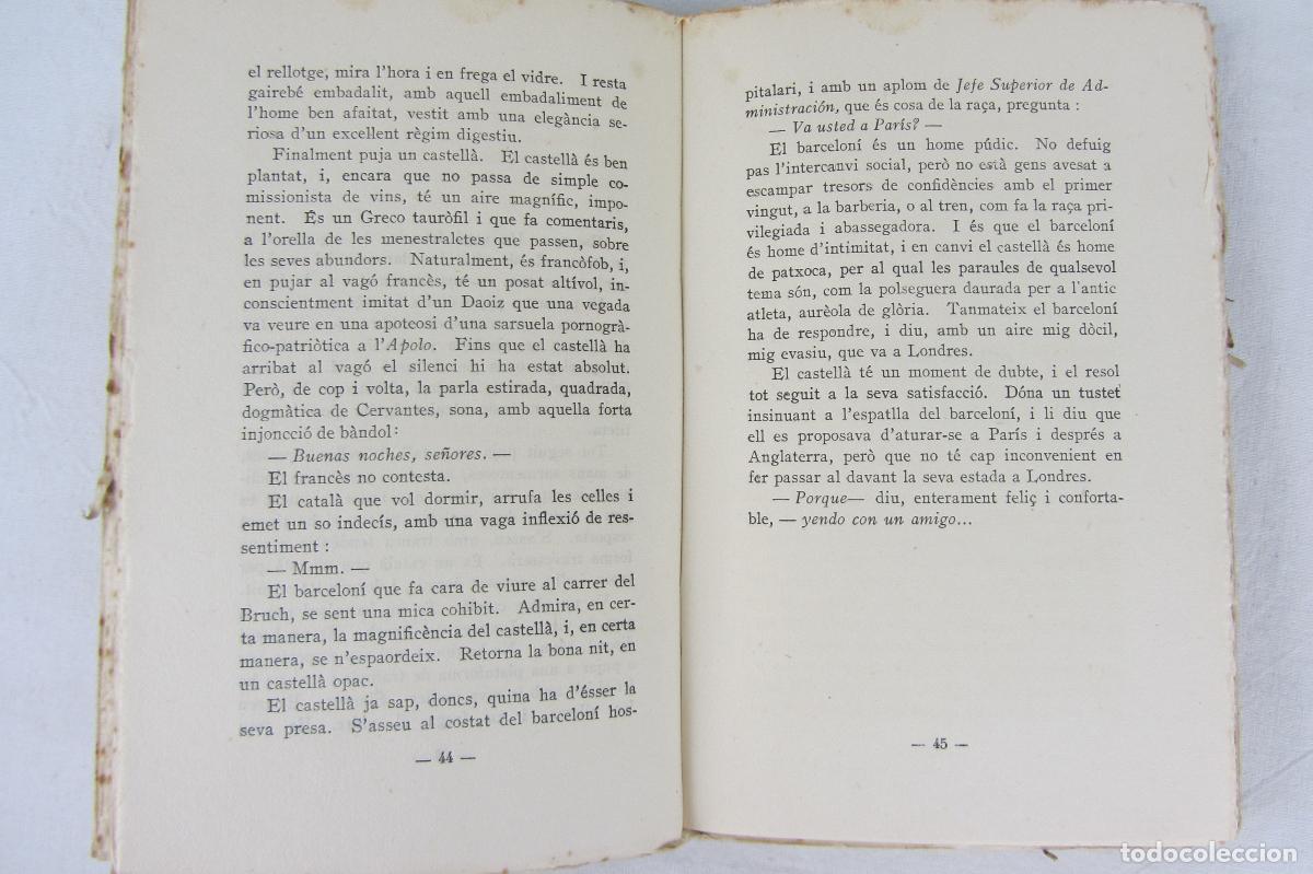 Libros de segunda mano: LIBRO &ldquo;La creaci&oacute; dEva i altres contes &ldquo;- Josep Carner 1922 - Foto 5