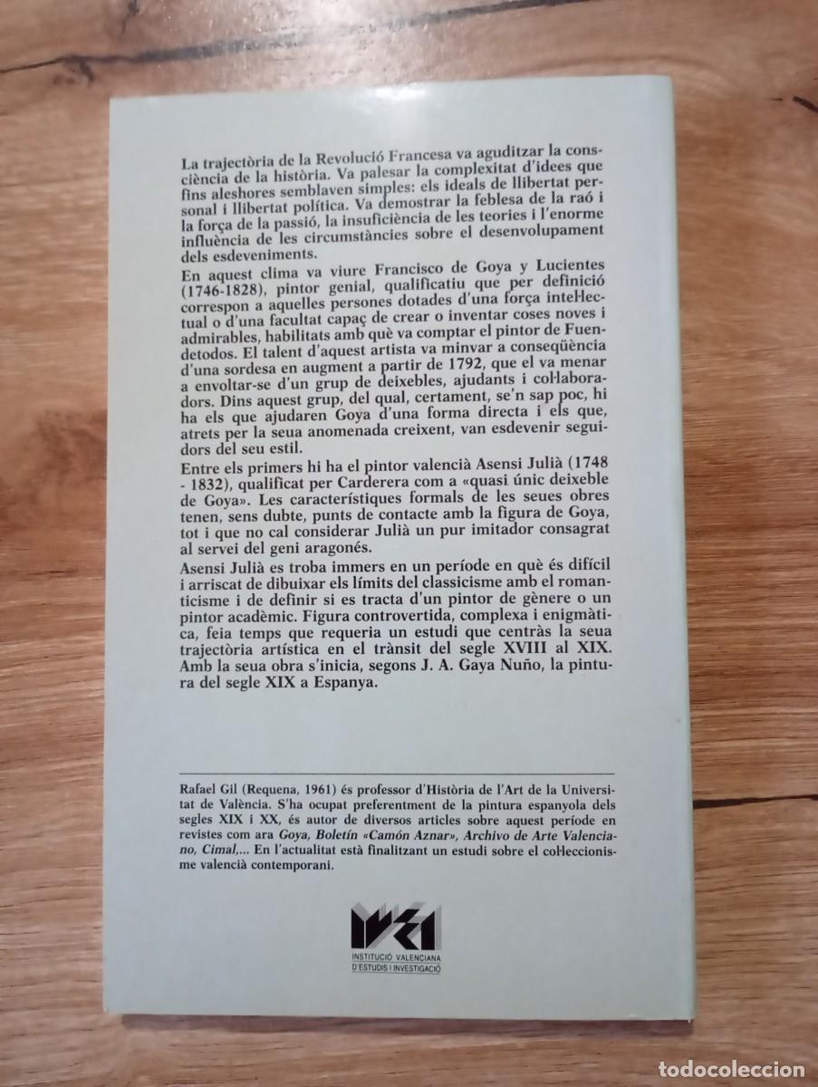 Libros de segunda mano: Asensi Juli&agrave; El deixeble de Goya Rafael Gil - Foto 2