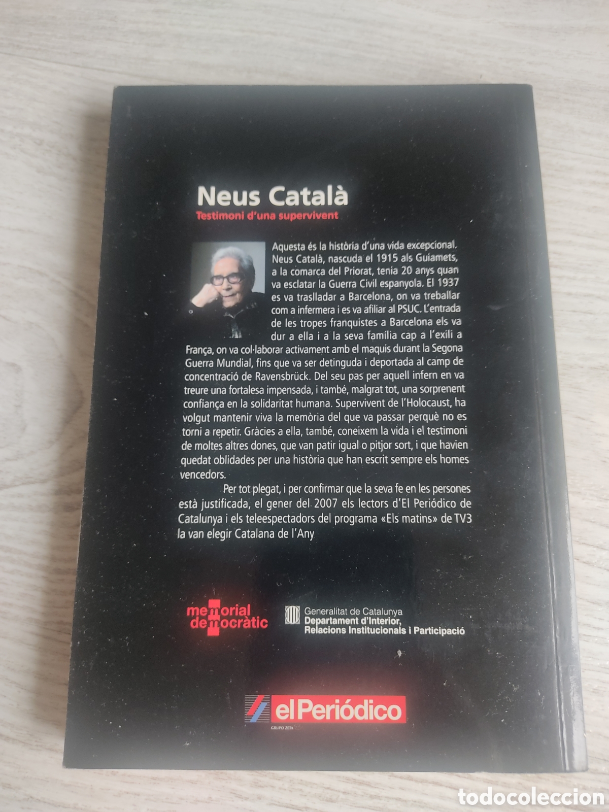 Libros de segunda mano: Libro Neus Catal&agrave; Testimoni duna supervivent 2007 - Foto 2