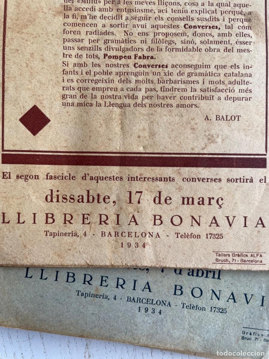 Libros de segunda mano: Les converses del Miliu 1a serie - Foto 4