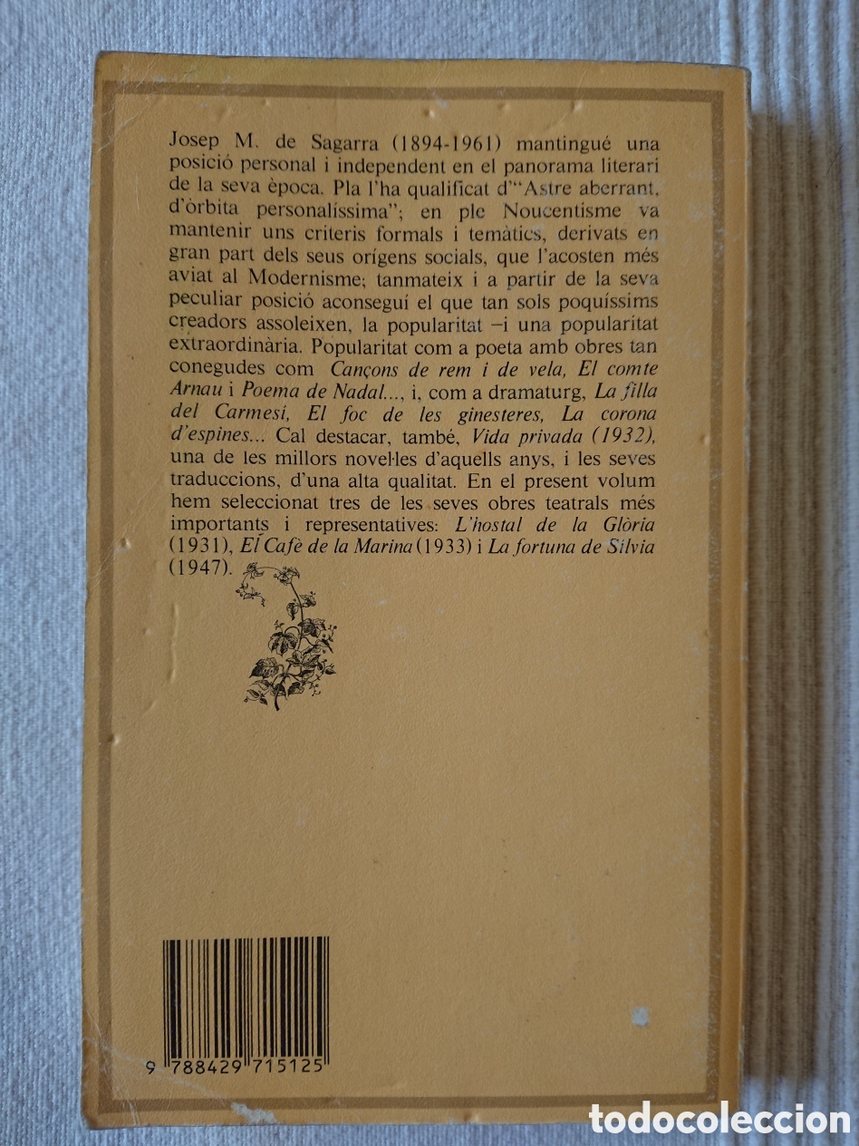 Libros de segunda mano: Josep M. De Sagarra - Teatre - Foto 2