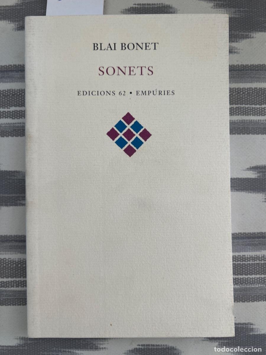 Libros de segunda mano: SONETS, BLAI BONET, POESIA - Foto 1