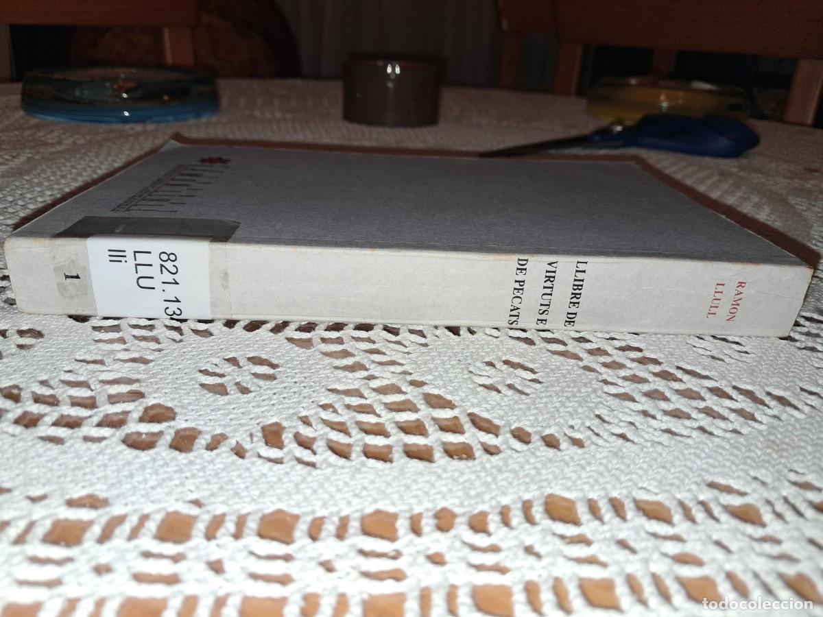 Libros de segunda mano: Llibre de Virtuts e de pecats Ramon Llull - Foto 3