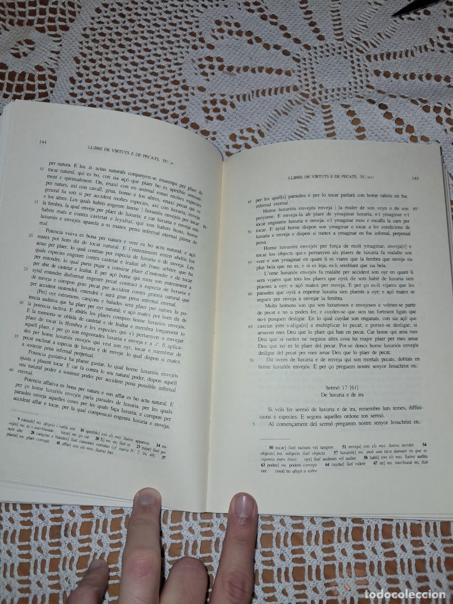 Libros de segunda mano: Llibre de Virtuts e de pecats Ramon Llull - Foto 5