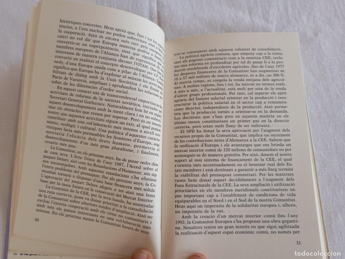 Libros de segunda mano: Europa dem&agrave; un projecte dunitat i de progr&eacute;s - Foto 5