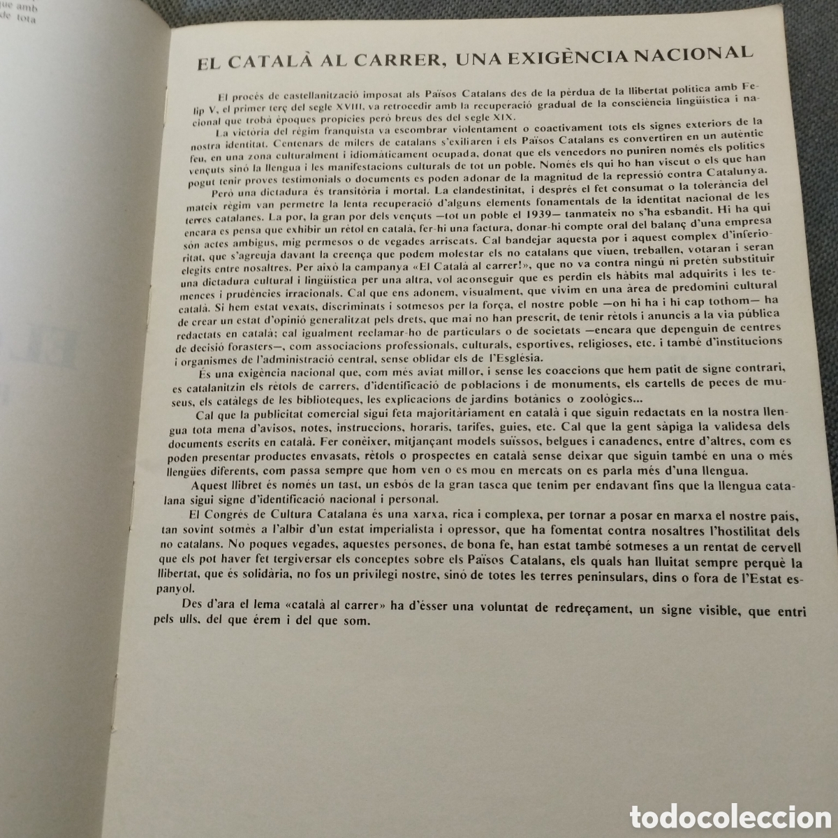 Libros de segunda mano: El Catal&agrave; al carrer el catalan en la calle. - Foto 2