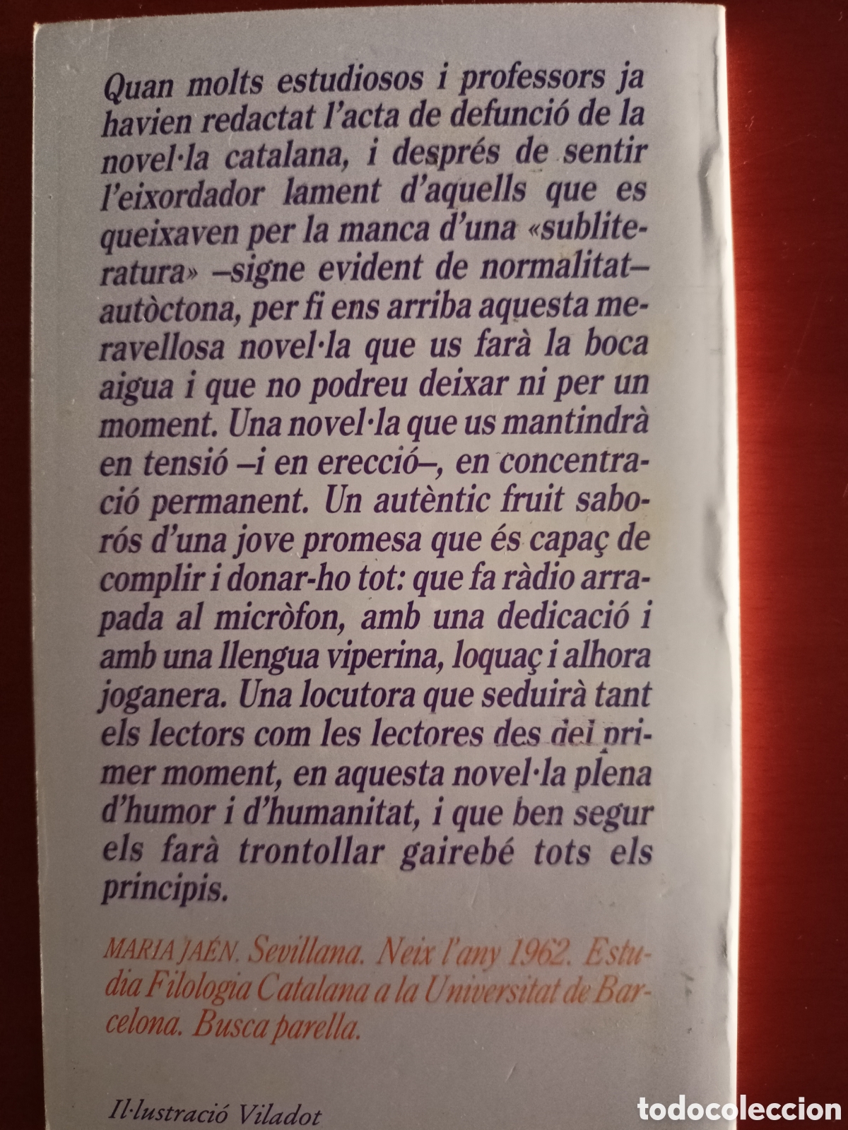 Libros de segunda mano: Amorrada al pil&oacute;. Maria Ja&eacute;n. Ed Columna - Foto 2
