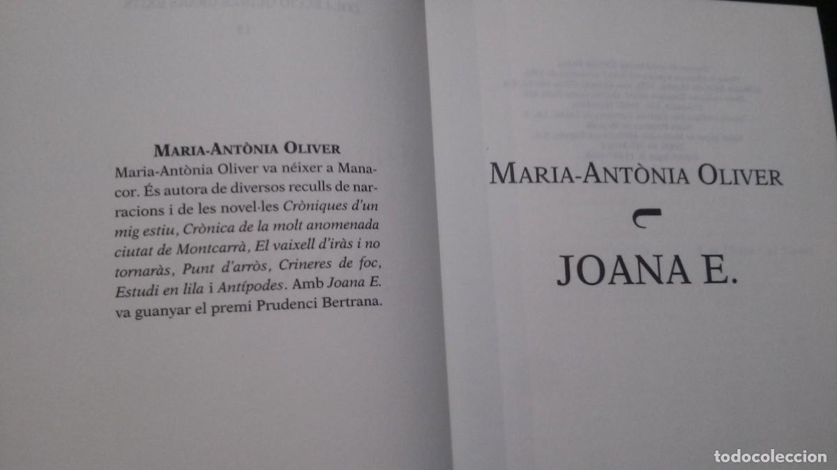 Libros de segunda mano: JOANA E.-MARIA ANT&Ograve;NIA OLIVER - Foto 3