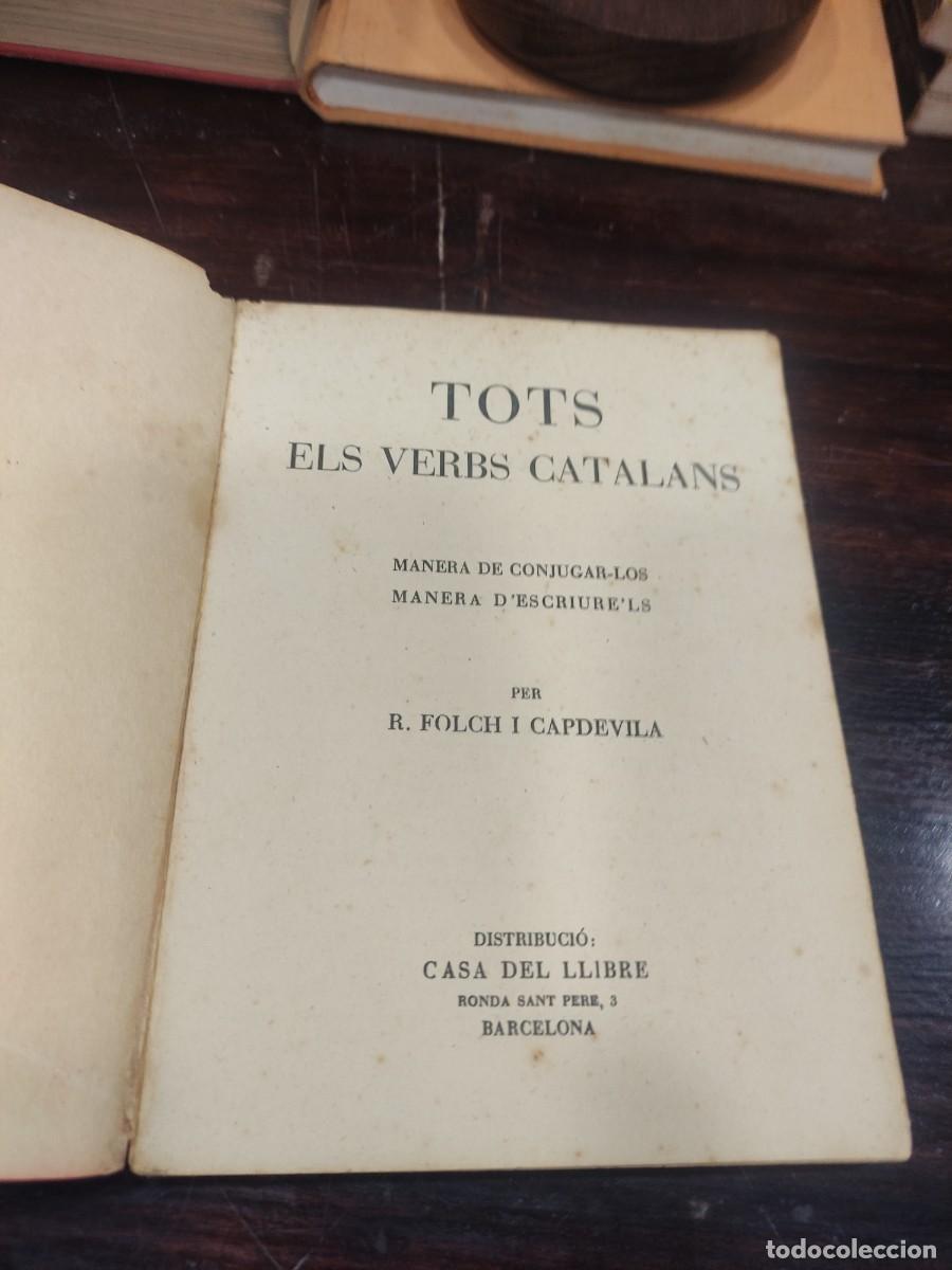Libros de segunda mano: Tots els verbs catalans - Foto 3