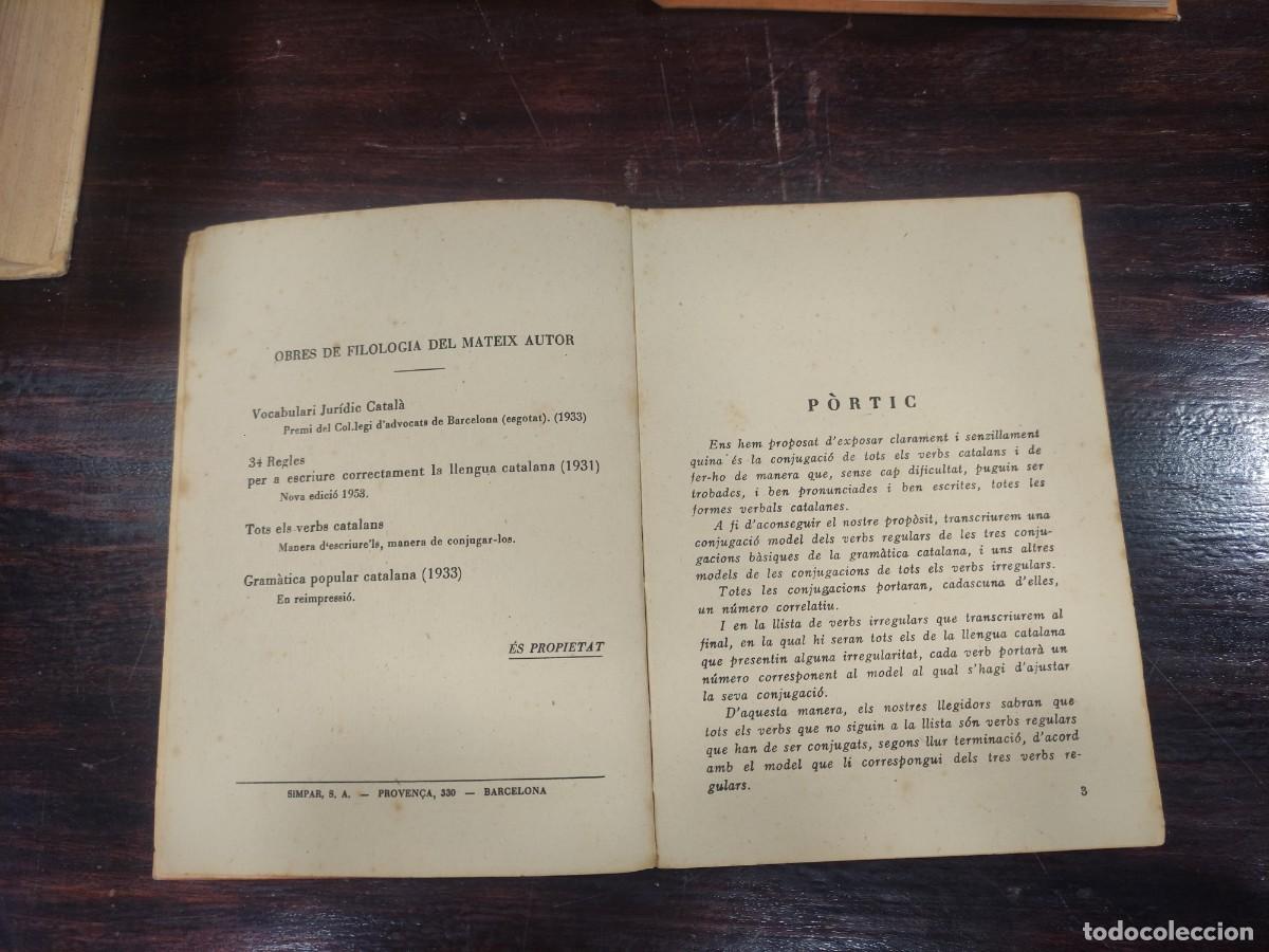 Libros de segunda mano: Tots els verbs catalans - Foto 4