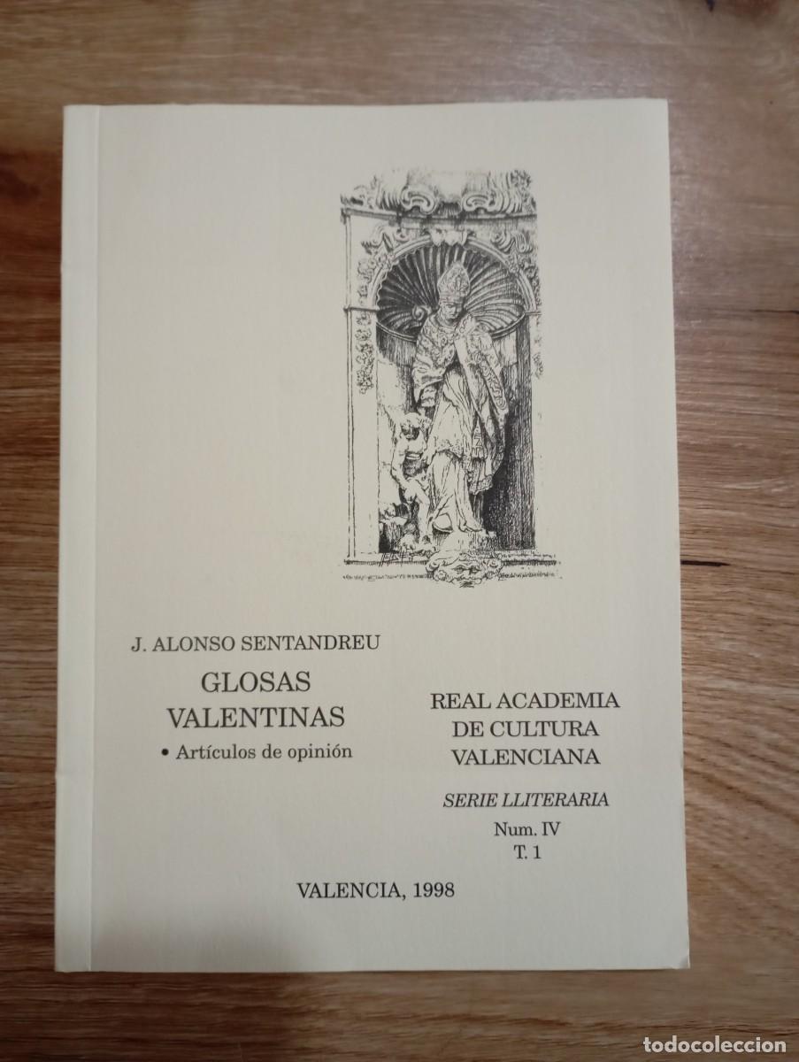 Libros de segunda mano: Glosas valentinas J. Alonso Sentandreu - Foto 7