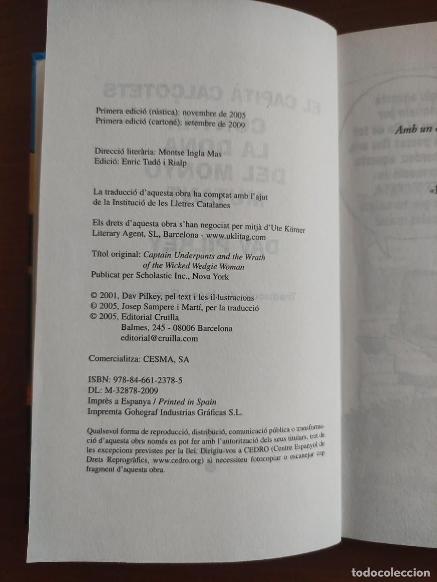 Libros de segunda mano: EL CAPIT&Agrave; CAL&Ccedil;OTETS CONTRA LA DONA DEL MONYO MUTANT - Foto 5