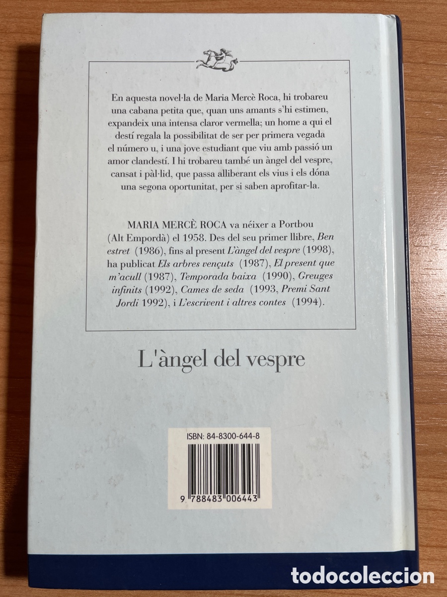 Libros de segunda mano: Libro L&rsquo;&agrave;ngel del vespre Marja Merc&egrave; Roca - Foto 2